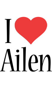 Ailen i-love logo