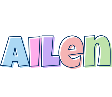 Ailen pastel logo