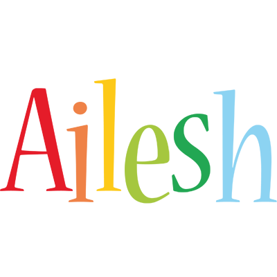 Ailesh birthday logo