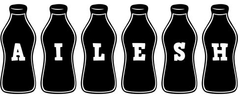 Ailesh bottle logo