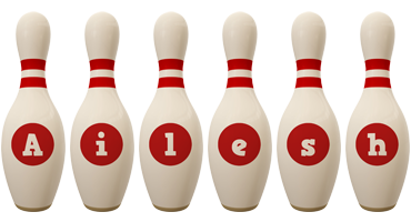 Ailesh bowling-pin logo