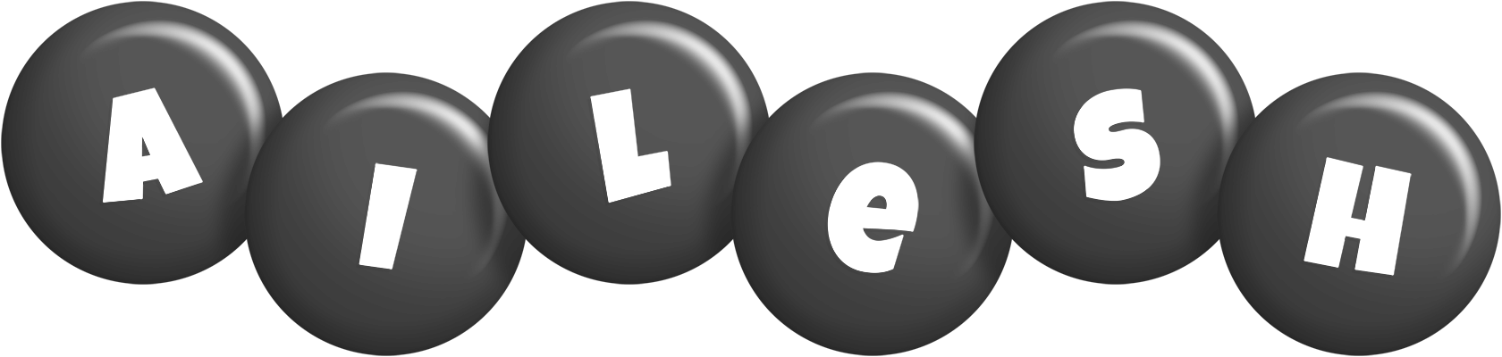 Ailesh candy-black logo