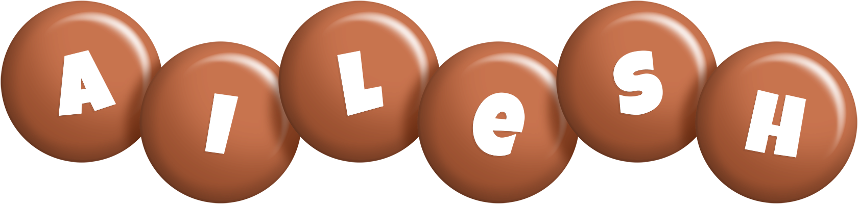 Ailesh candy-brown logo