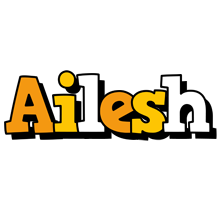 Ailesh cartoon logo