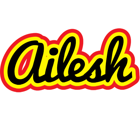 Ailesh flaming logo