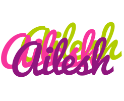 Ailesh flowers logo