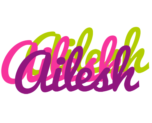 Ailesh flowers logo