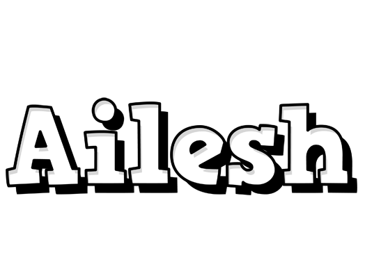 Ailesh snowing logo