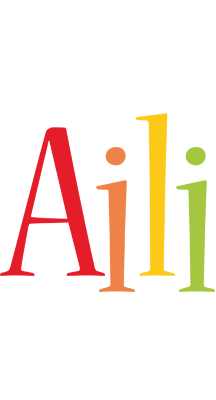 Aili birthday logo
