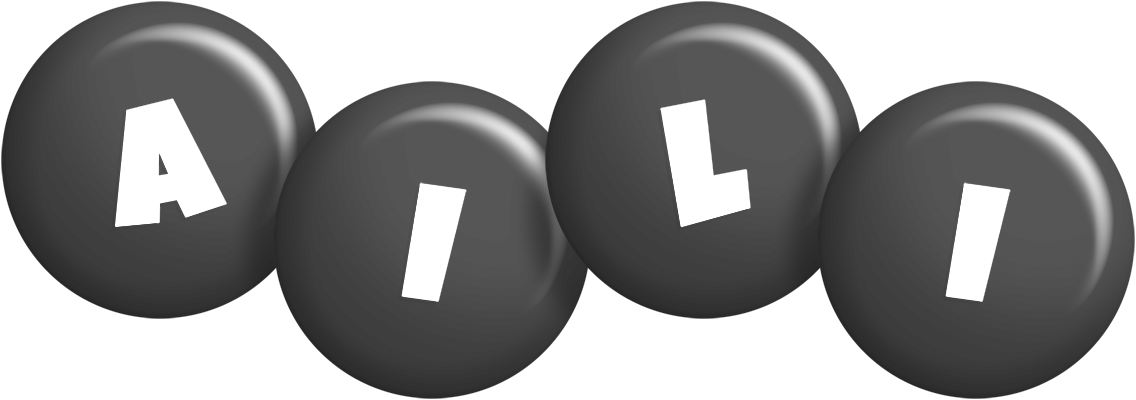 Aili candy-black logo