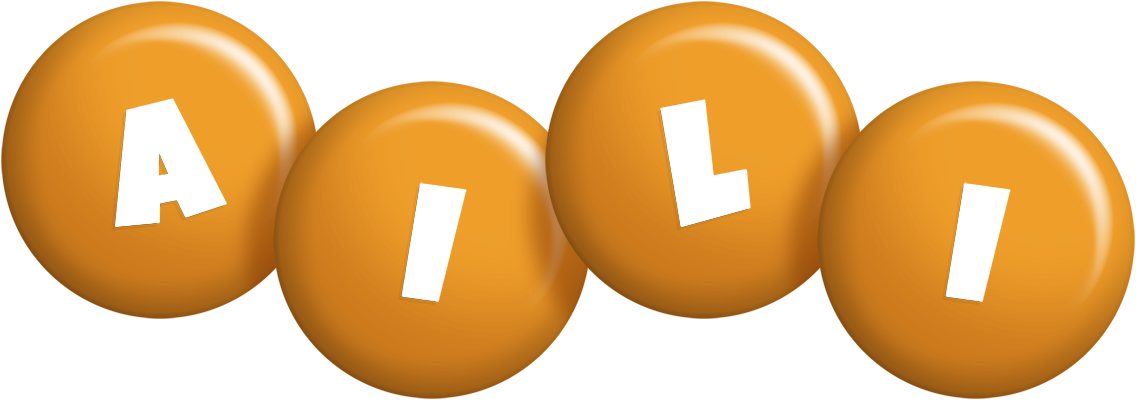 Aili candy-orange logo
