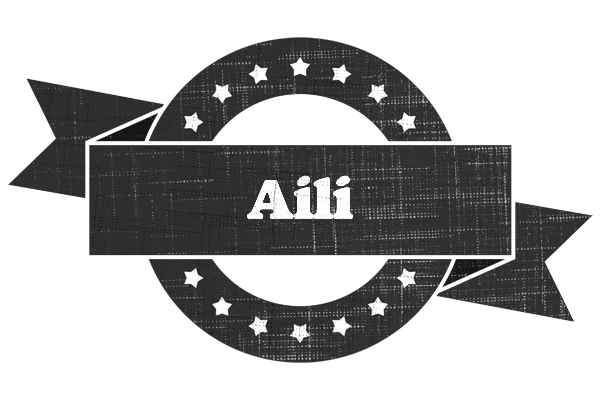 Aili grunge logo