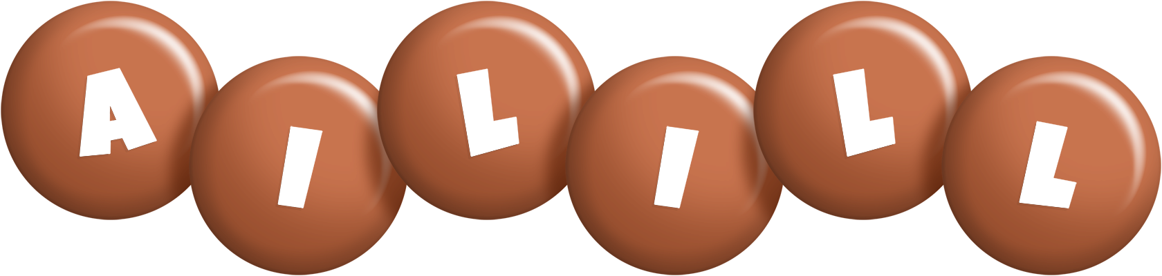 Ailill candy-brown logo