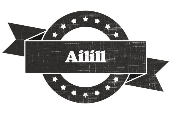 Ailill grunge logo