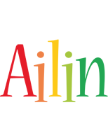 Ailin birthday logo