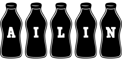 Ailin bottle logo