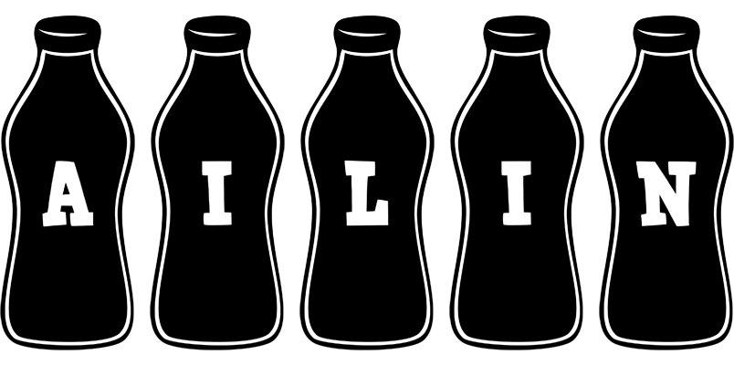 Ailin bottle logo