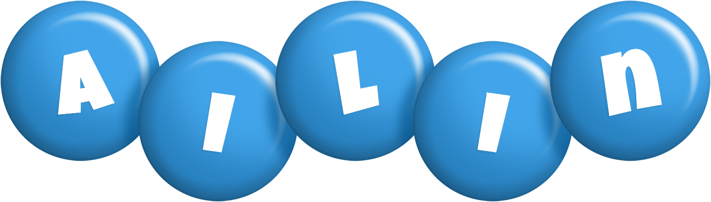 Ailin candy-blue logo