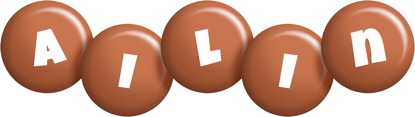 Ailin candy-brown logo