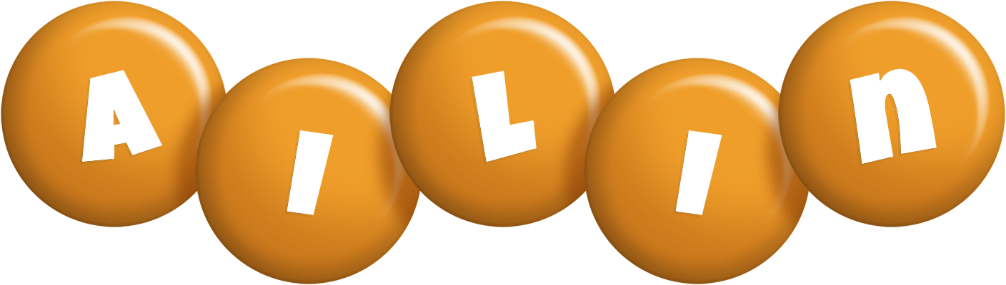 Ailin candy-orange logo