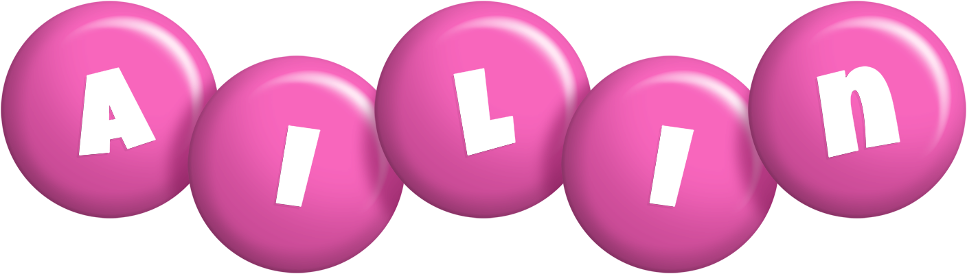 Ailin candy-pink logo