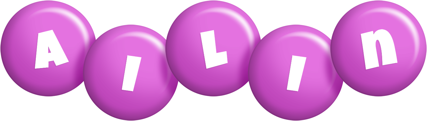 Ailin candy-purple logo