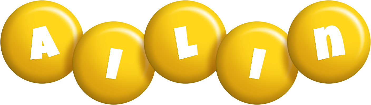 Ailin candy-yellow logo