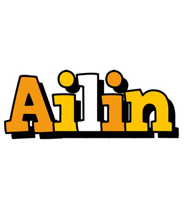 Ailin cartoon logo