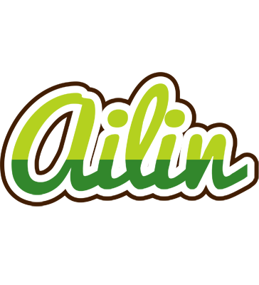 Ailin golfing logo