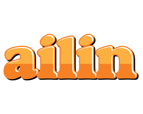 Ailin orange logo
