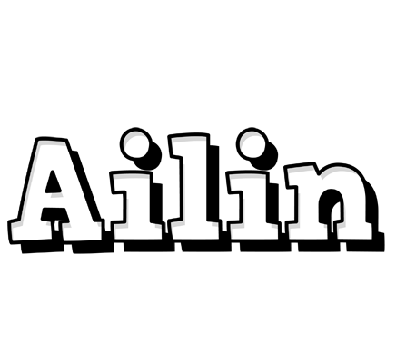 Ailin snowing logo
