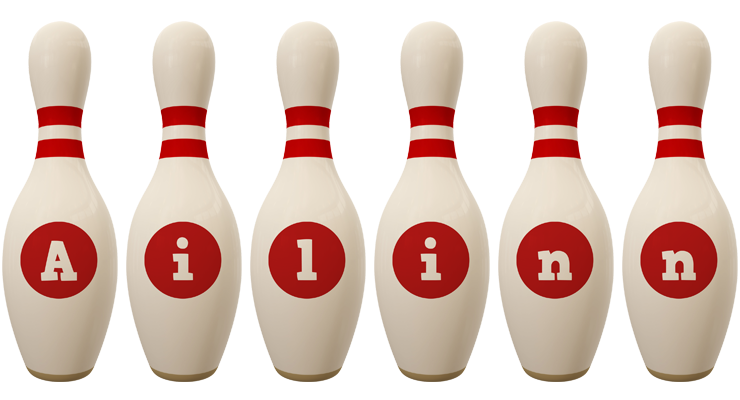 Ailinn bowling-pin logo
