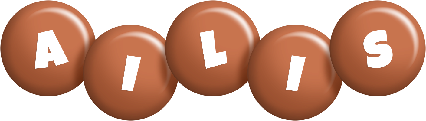 Ailis candy-brown logo