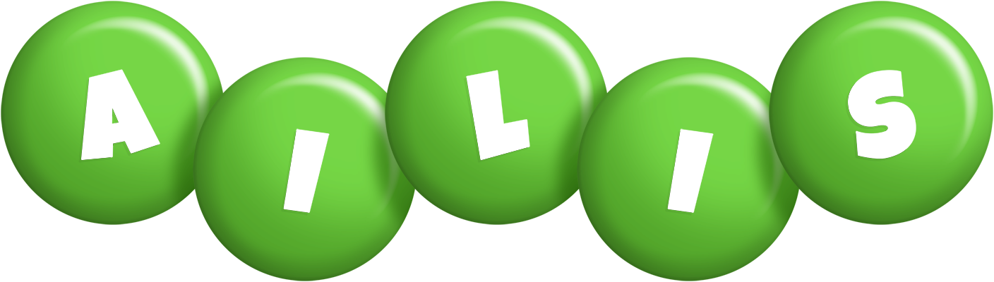 Ailis candy-green logo
