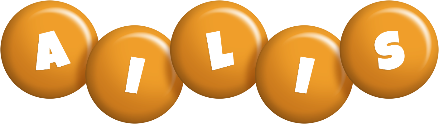 Ailis candy-orange logo