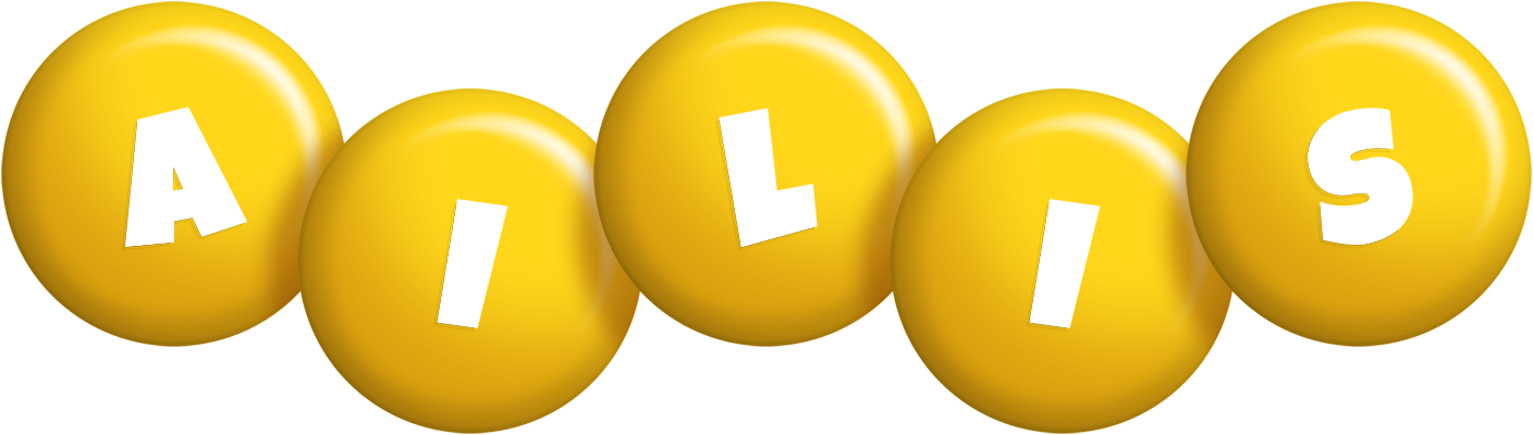 Ailis candy-yellow logo