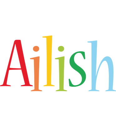 Ailish birthday logo