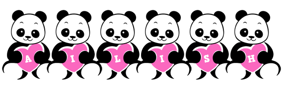 Ailish love-panda logo