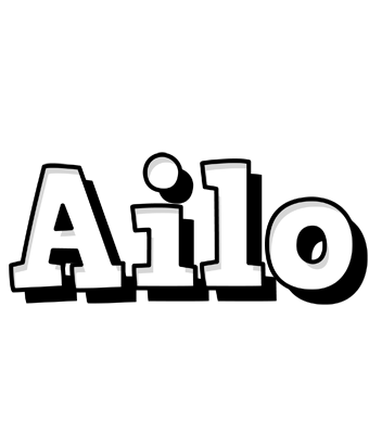 Ailo snowing logo