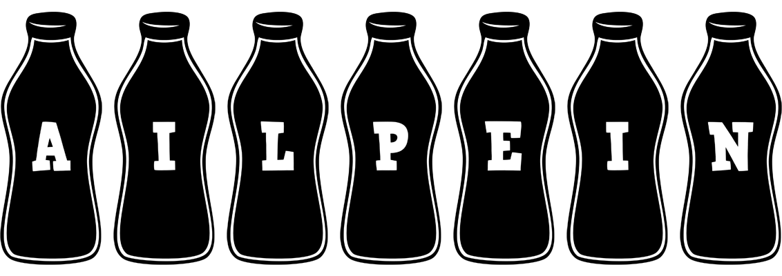 Ailpein bottle logo