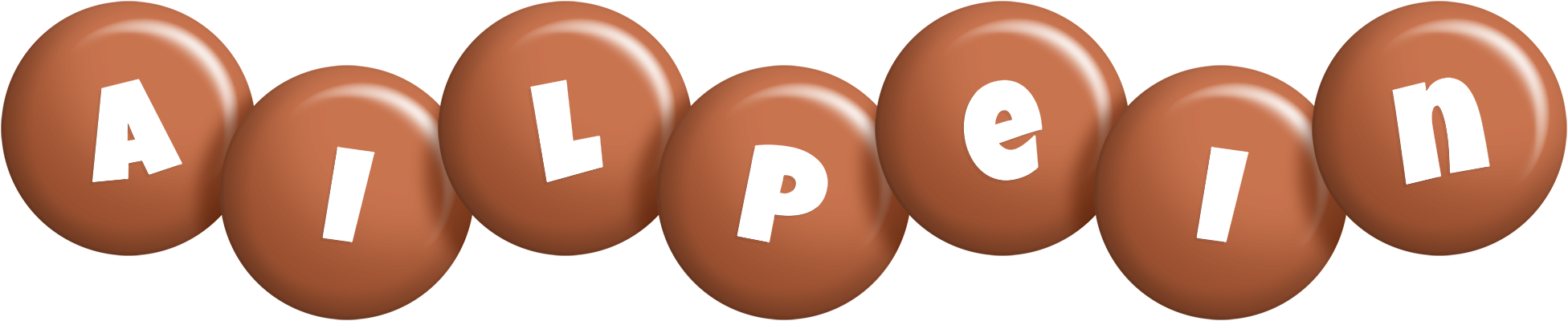 Ailpein candy-brown logo