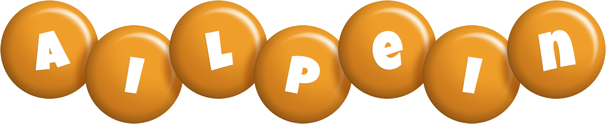 Ailpein candy-orange logo