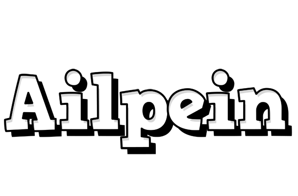 Ailpein snowing logo