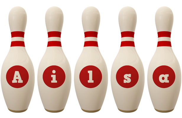 Ailsa bowling-pin logo