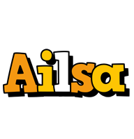 Ailsa cartoon logo