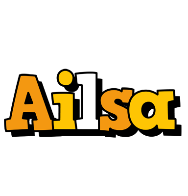 Ailsa cartoon logo