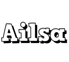 Ailsa snowing logo