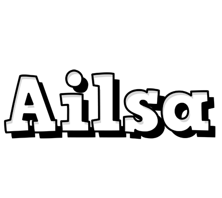 Ailsa snowing logo