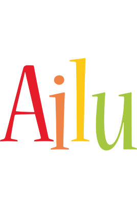 Ailu birthday logo