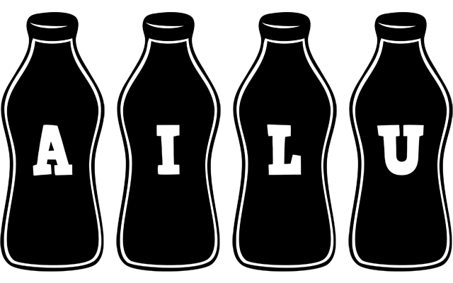 Ailu bottle logo